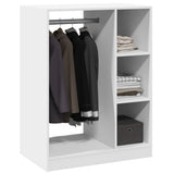 Wardrobe White 77x48x102 cm Engineered Wood 840807