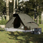 Camping Tent Dome 4-Person Brown Waterproof 4009643