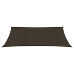 ZNTS Sunshade Sail 160 g/m² Brown 5x8 m HDPE 311798