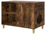 Cat House Smoked Oak 72 x 42.5 x 70 cm Engineered Wood 8000685