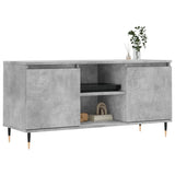 TV Cabinet Concrete Grey 104x35x50 cm Engineered Wood 827008
