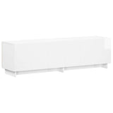 TV Stand 140 x 34.5 x 40 cm High Gloss White Engineered Wood 8011580