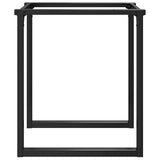 Dining Table Legs O-Frame 60x60x73 cm Steel 357883