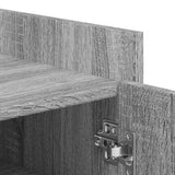 Shoe Cabinet Grey Sonoma 52x37.5x100 cm Engineered Wood 848442