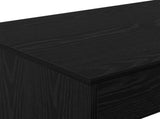 Bed Desk Black Oak Engineered Wood 100 x 45 x 75 cm 893732