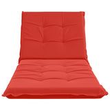 Sunlounger Cushion GEMERT 100% Polyester Red 190 x 80 x 9 cm 947452