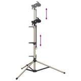 Bike Repair Stand Foldable Adjustable 120-165 cm Aluminium 4005551