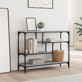 Console Table Grey Sonoma 100x30x75 cm Engineered Wood 838916