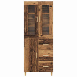 Highboard Old Wood 69.5 x 34 x 180 cm Engineered Wood 3415771