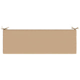 2-Piece Bench Cushions SOEST 2 pcs 100% Polyester Sand 949437
