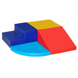 Soft Play 4-piece Climb and Crawl Foam Toddler Stairs and Ramp Colorful Children's Educational T3398P348562