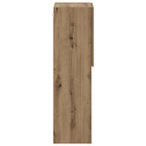 TV Cabinets with LED Lights 2 pcs Artisian Oak 30.5x30x102 cm 857679