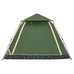 ZNTS Camping Tent Dome 5-Person Green Quick Release 4004146