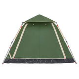 ZNTS Camping Tent Dome 5-Person Green Quick Release 4004146