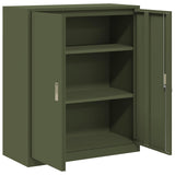 Storage Cabinet Olive Green 90 x 40 x 105 cm Steel 891650