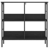 Bookshelf Black Oak 82 x 32 x 79 cm Engineered Wood 883994