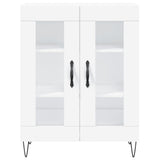Highboard White 69.5x34x180 cm Engineered Wood 3198305