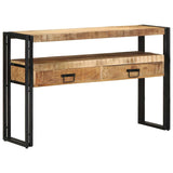 Console Table Brown 120 x 33 x 75 cm Solid Mango Wood 4102739