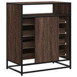 Drawer Cabinet Brown Oak 70x41x83.5 cm Engineered Wood 849093