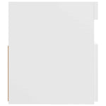 TV Cabinet with LED Lights White 120x35x40 cm 804373