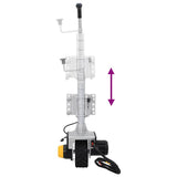 Trailer Jack Wheel 12 V 550 W Aluminium 4013455