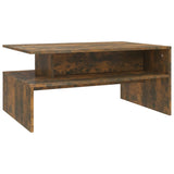 Coffee Table Smoked Oak 90x60x42,5 cm Engineered Wood 815855