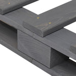 Bed Frame without Mattress Grey 140x200 cm Solid Wood Pine 3281564