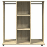 Wardrobe with Wheels Sonoma Oak 102x38x110 cm Engineered Wood 848033