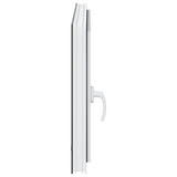 Basement Window RISOR 80 x 70 cm PVC and Glass Anthracite 42047325