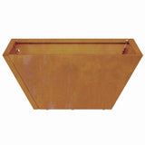 Garden Planter 5 pcs Rusty 35 x 35 x 15 cm Weathering Steel 873809