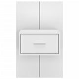 Wall-mounted Bedside Cabinets 2 pcs White 810972