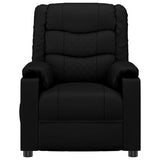 Recliner Chair Black Faux Leather 348042