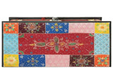 Hand Painted Sideboard with Doors 53x30x75 cm Solid Wood Mango 350681