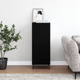 Sideboard Black 34.5x34x90 cm Engineered Wood 828557