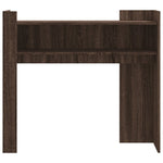 ZNTS Console Table Brown Oak 100x35x90 cm Engineered Wood 848471