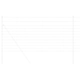 Field Fence Grey 1.2 x 10 m Steel 42005783