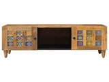 Coffee Table Natural 100 x 54 x 40 cm Solid Mango Wood 4018272