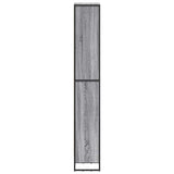 Book Cabinet Grey Sonoma 40 x 30 x 189.5 cm Engineered Wood 886381