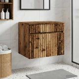 Wall-mounted Bathroom Cabinet Old Wood 59 x 44.5 x 50 cm 890640