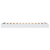 Floor Bed Frame White 80 x 200 cm Engineered Wood 8009075