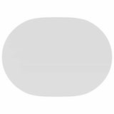 Table Cloth 5 pcs Oval White 160 x 220 cm Polyester 42040287
