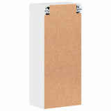 Bathroom Wall Cabinet TULUM High Gloss White 37 x 24.5 x 86 cm 880335