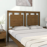 Bed Headboard Honey Brown 125.5x4x100 cm Solid Pine Wood 817933