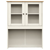 Highboard VIGO White 78x40x175 cm Solid Wood Pine 3188302