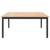 Coffee Table Natural 100 x 100 x 45 cm Solid Pine Wood 892769