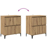 Sideboards 3 pcs Artisan Oak 60 x 35 x 70 cm Engineered Wood 3415581