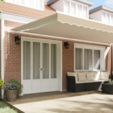 Awning Replacement Fabric Beige 580 x 345 cm Polyester 42000567