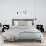 Bedside Cabinets 2 pcs Black 40x34x55 cm Solid Wood Pine 818324