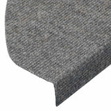 Stair Mats Self-adhesive 30 pcs Grey 65x22.5x3.5 cm 3365912