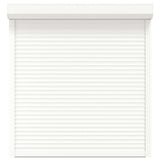 Roller Shutter White 130 x 140 cm Aluminium and Polyurethane 42047060